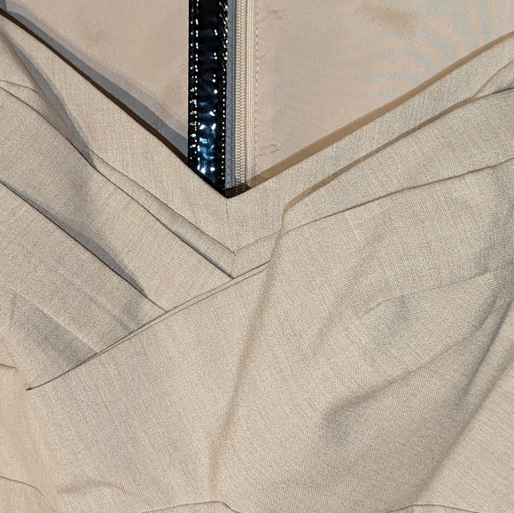 Le Chateau taupe work dress, made in Canada. Size small. - Picture 5 of 6